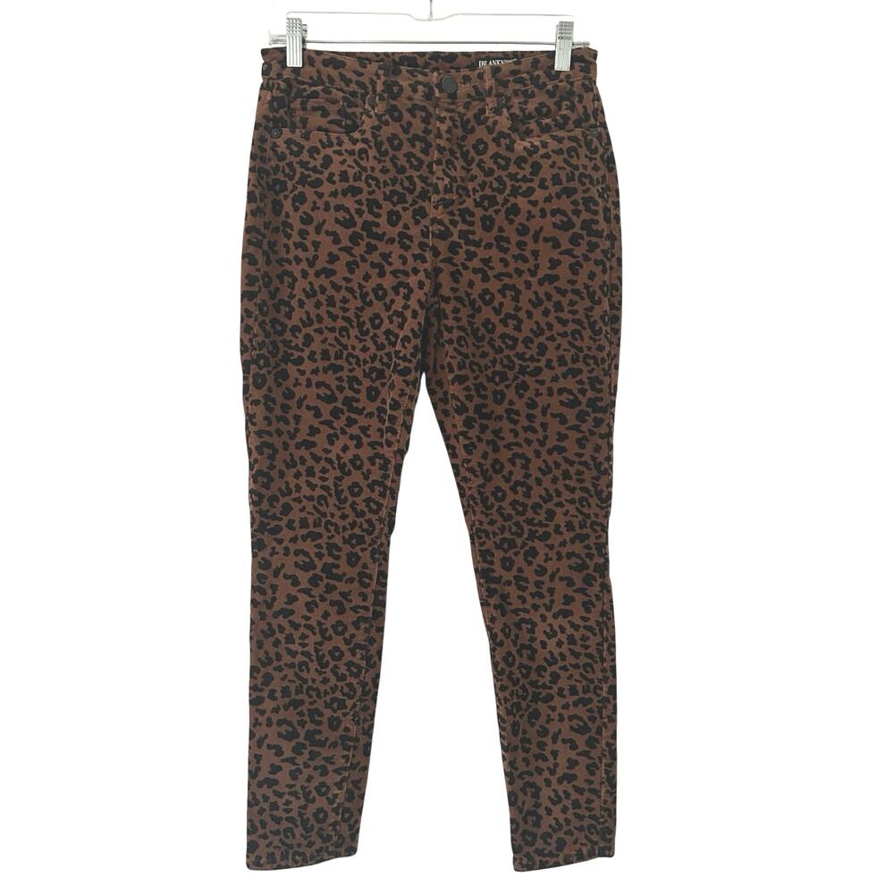 Blank NYC Women's Animal Print Corduroy The Reade Skinny Crop Pants 28